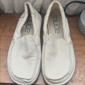 Hey Dude Light Beige Slip-On Shoes